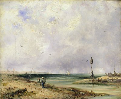 Scena di spiaggia da Richard Parkes Bonington